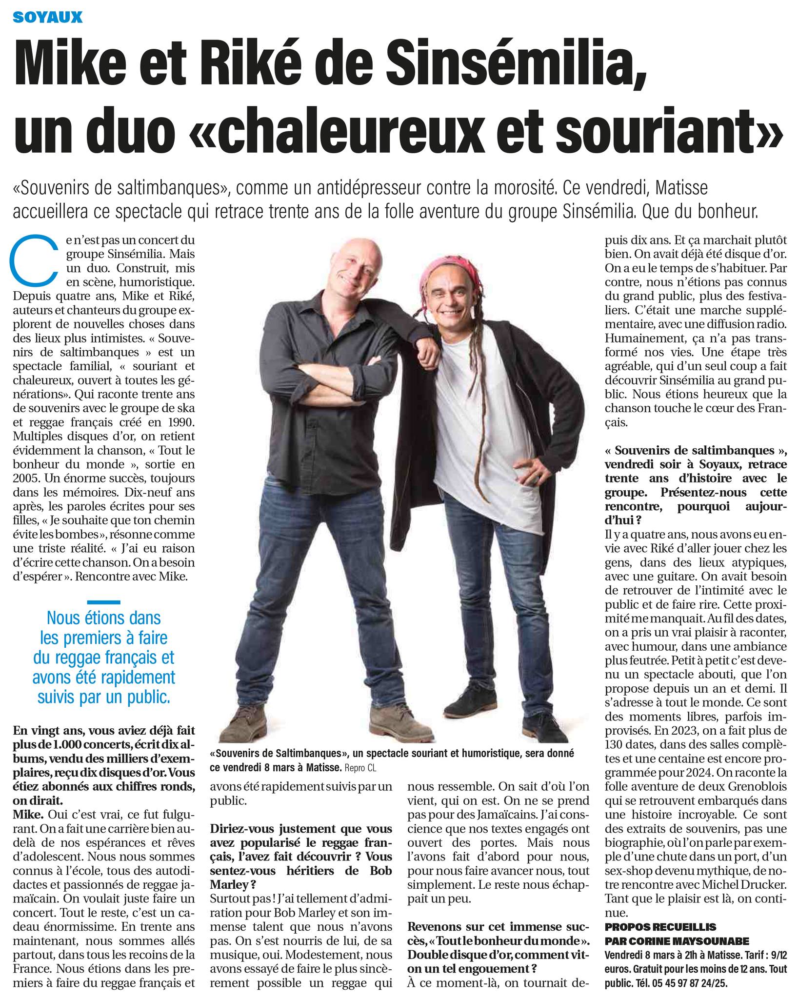 La Charente Libre parle de nous !